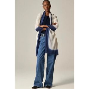 J.Crew Oversized Dip-Dyed Featherweight Cashmere Wrap